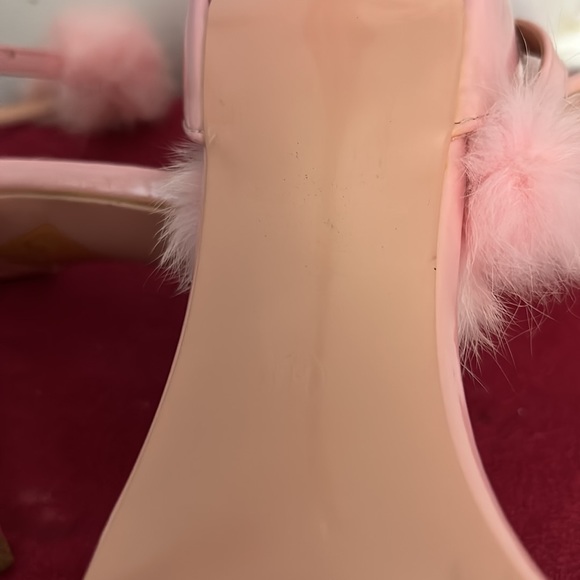 Cape Robbin Pink Heels with Fluffy Accents - Picture 5 of 5
